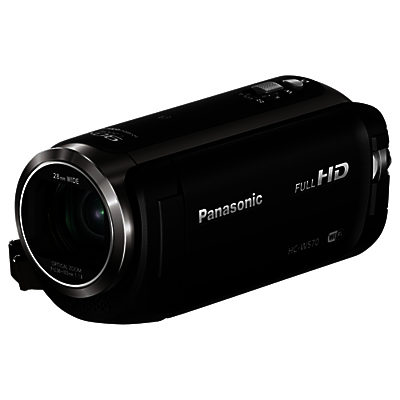 Panasonic HC-W570 HD 1080p Twin Camcorder, 2.2MP, 50x Optical Zoom, Wi-Fi, NFC, 3  LCD Screen